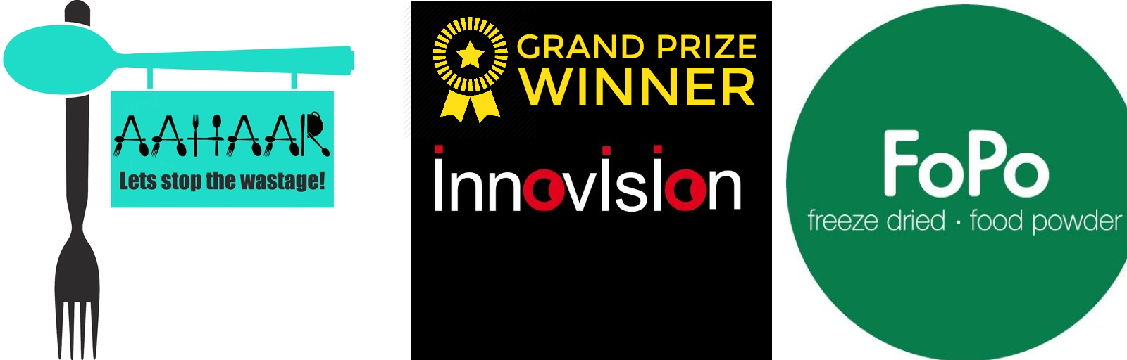 Here they are, the Grand Prize winner, Innovision, and runners up, Aahaar and FoPo. Click through to see all the teams! 